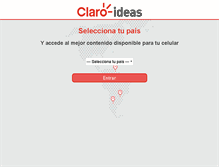 Tablet Screenshot of ideasclaro.com.co